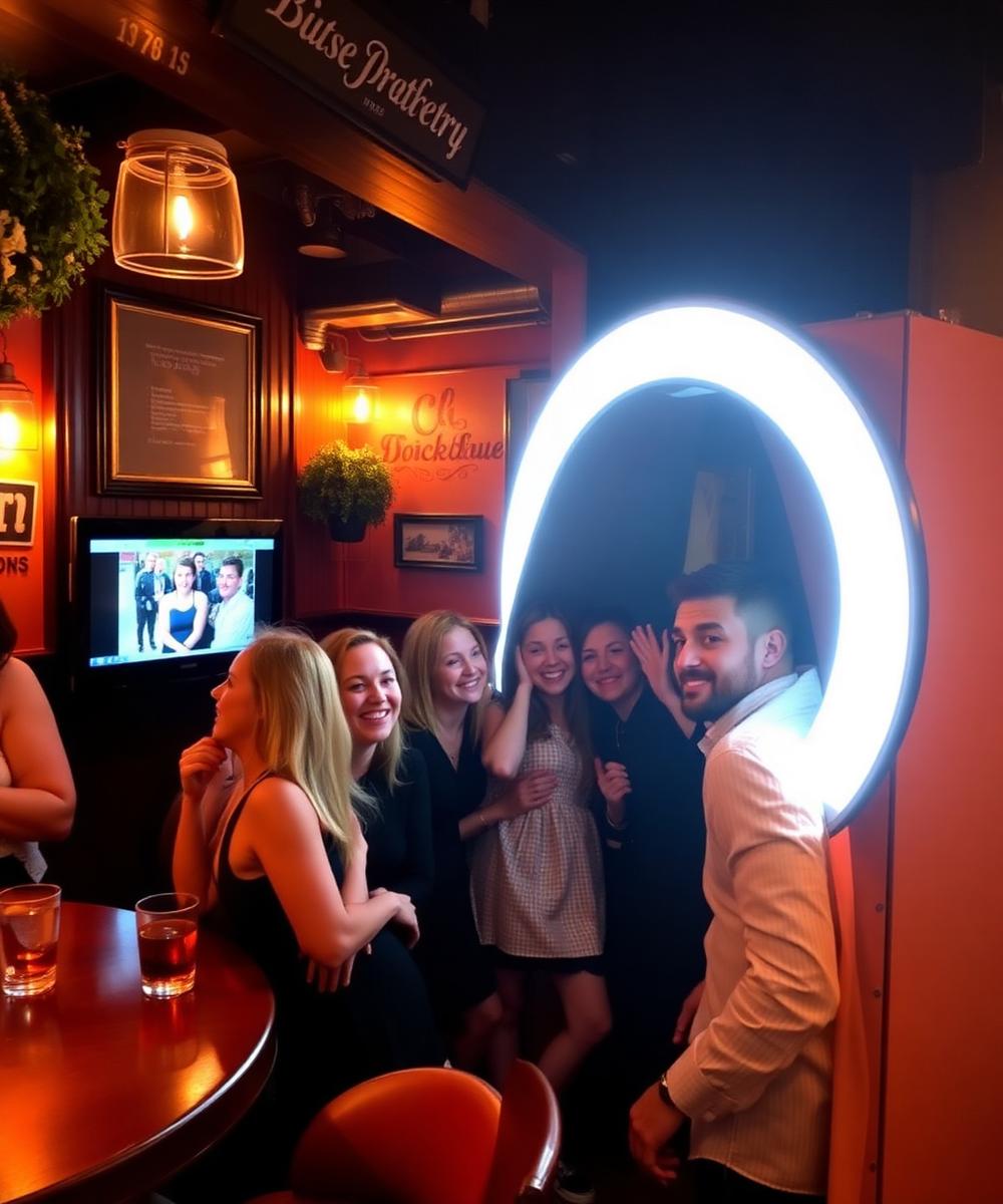 Photobooth in de horeca met betaalde sessies